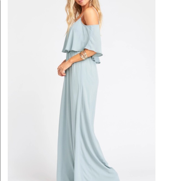 Show Me Your Mumu Caitlin Ruffle Dress XXL teal - Picture 6 of 16